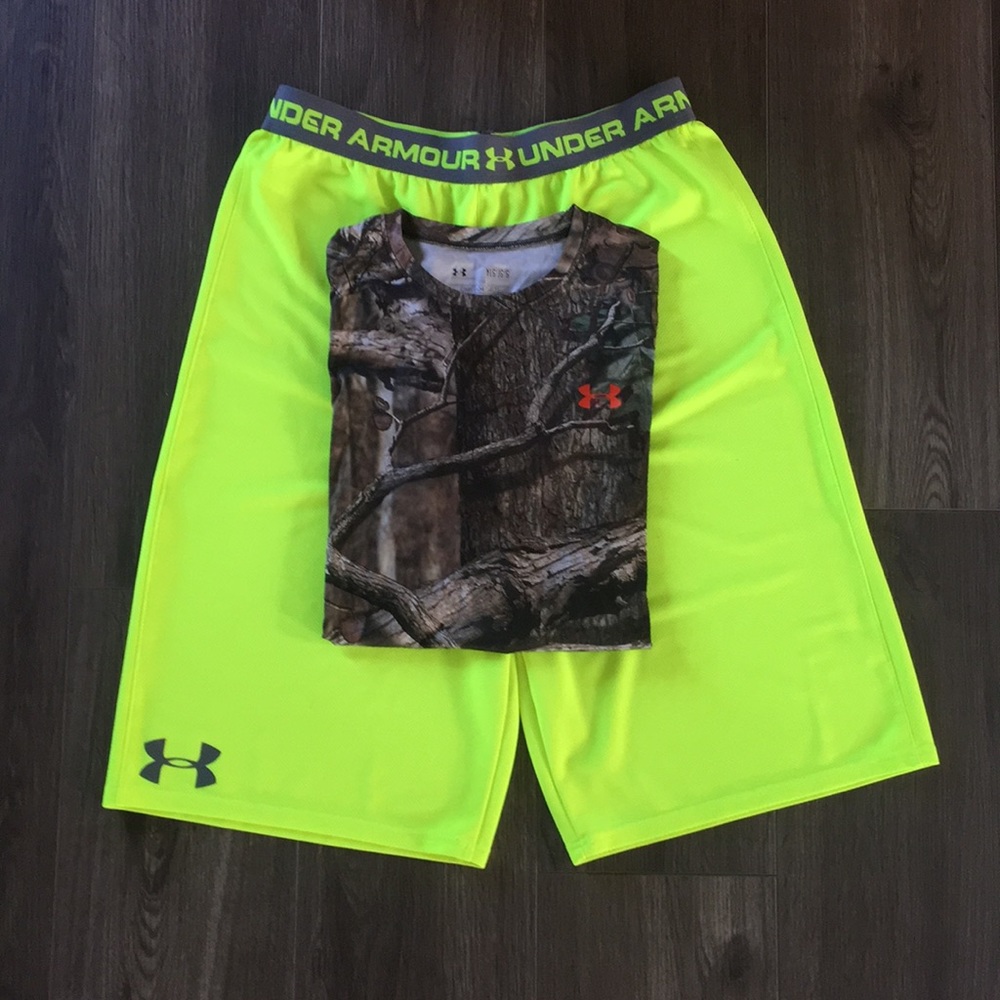UA HeatGear Shirt and Short Bundle